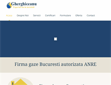 Tablet Screenshot of gherghiceanu.ro